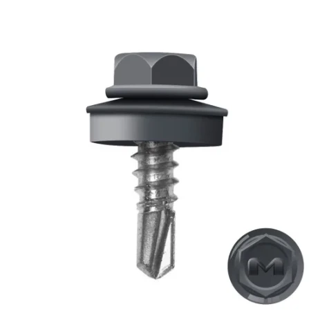 Саморез по металлу Daxmer 4,8х19 Ral 7024