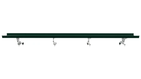 Для металлочерепицы с высотой ступеньки 400 мм 3 м, Ral 6005