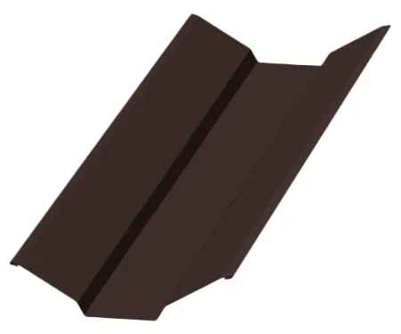 Планка ендовы верхняя Металл Профиль 76x76x2000 Viking 0,45 цвет RAL 8017