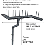 Комплект металлического водостока ГрандЛайн GL PU d-125x90 мм 6 м/3 м Полиуретан RAL 7024   фото