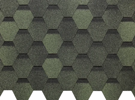 Шестигранник зеленый