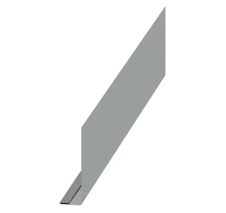Планка карнизного свеса Металл Профиль 250x50x3000  0,5 Norman цвет RAL 9006