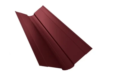 Планка ендовы верхней фигурной Grand Line 100x100 0,45 Drap цвет RAL 3005