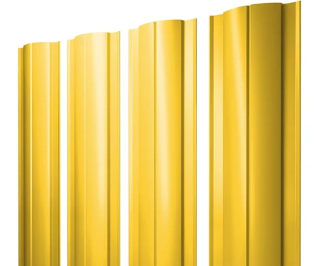 Полукруглый Slim Полиэстер 0,45 RAL 1018 прямой Полукруглый Slim Полиэстер 0,45 RAL 1018 прямой