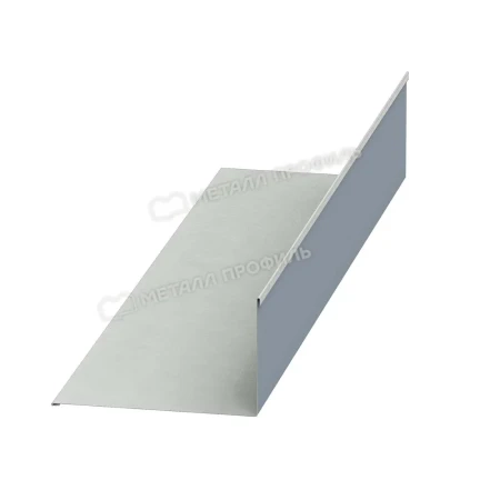 Планка примыкания верхняя Металл Профиль 250x147x2000 0,5 Norman цвет RAL 9003