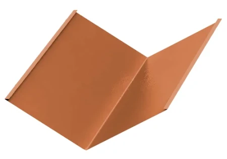 Планка ендовы нижняя Металл Профиль 298x298x2000 0,50 PURMAN цвет Argillite Медный металлик