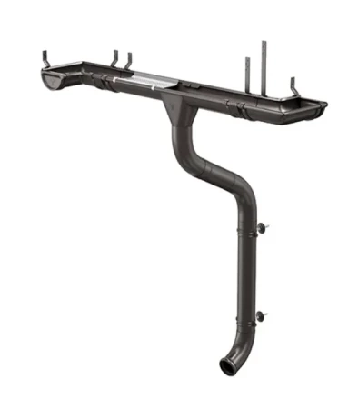 Труба круглая водосточная d-90 мм 3 м Aquasystem Premium Pural Matt 0,6 RAL 7024