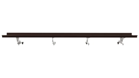 Для металлочерепицы с высотой ступеньки 400 мм 3 м, Ral 8017