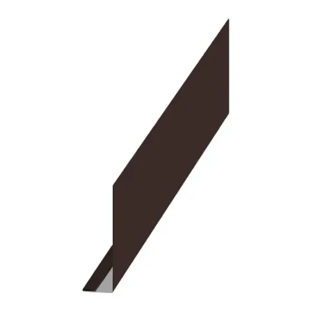 Планка карнизного свеса Металл Профиль 250x50x3000 0,45 Viking цвет RAL 8017