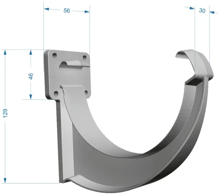 Кронштейн желоба ПВХ d-141 мм Döcke Lux   фото