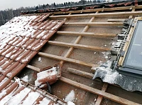 Установка матовой черепицы Creaton на крыше