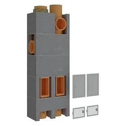 Двухходовые дымоходы без вентканала Schiedel Uni Основание  3 пм для двухходового дымохода без вентканала