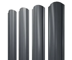 Штакетник Grand Line Полукруглый Slim PurLite Matt 0,5 фигурный