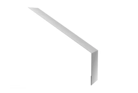 Планка капельник для мягкой кровли Grand Line 135x50 0,45 Полиэстер цвет RAL 9003