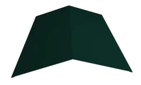 Планка конька плоского простая Металл Профиль 145x145x2000 0,45 Полиэстер цвет RAL 6005