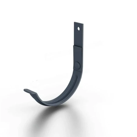 Крюк желоба d-125 мм короткий усиленный (карнизный) Металл Профиль FORAMINA FREEZE Valori двухсторонний 3,00 Grey