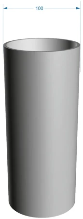 Труба водосточная ПВХ d-100 мм 3 м Döcke Lux   фото