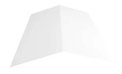 Планка конька плоского простая Металл Профиль 115x115x2000 Полиэстер 0,45