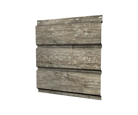 Металлический софит Grand Line Print Elite 0,45 с частичной перфорацией Nordic Wood