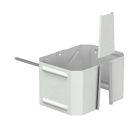 Кронштейн трубы на кирпич 76x102 мм Металл Профиль Бюджет Полиэстер 0,5 RAL 9003