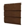 Металлический софит Grand Line Print Premium 0,45 с частичной перфорацией Antique Wood