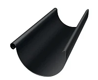 Желоб полукруглый d-125 мм 3 м Grand Line Optima Matt Полиэстер Matt 0,55 RAL 9005