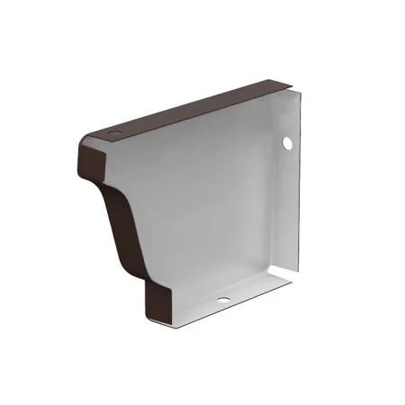 Заглушка желоба левая 120x86 мм Металл Профиль Бюджет Полиэстер 0,5 RR 32