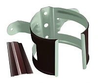 Кронштейн трубы на дерево d-90 мм Grand Line PE Полиэстер двухсторонний 0,6 RAL 8017