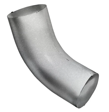 Колено трубы d-90 мм 60 гр. Grand Line Optima 0,55 Оцинкованное