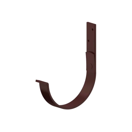 Крюк желоба карнизный профилированный d-125x145 мм Металл Профиль GRANDSYSTEM 3,0 RAL 8017