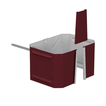 Кронштейн трубы на кирпич 76x102 мм Металл Профиль Бюджет Полиэстер 0,5 RAL 3005