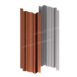 Штакетник Металл Профиль Прямоугольный Lane Purman 0,5 прямой