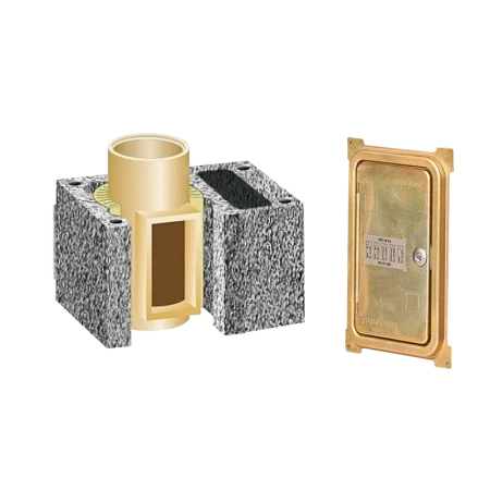 Комплект дополнительной дверцы прочистки Schiedel Uni 0.66 пм для одноходового дымохода с вентканалом Ø-300L мм