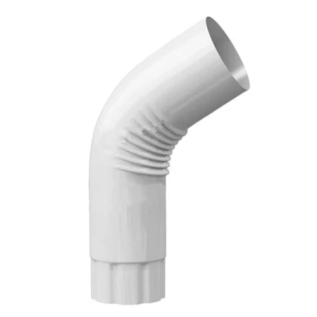 Колено трубы d-150 мм 60 гр. Металл Профиль Проект Полиэстер 0,5 RAL 9003