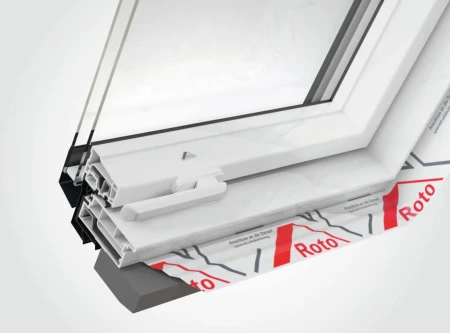 Мансардное окно Roto Designo R45 K200   фото Мансардное окно Roto Designo R45 K200   фото