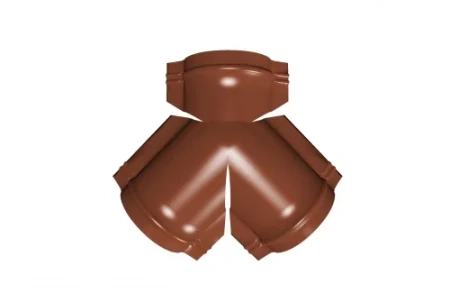 Тройник Y конька полукруглого Grand Line 0,5 Satin Matt цвет RAL 8004