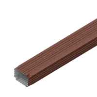 Труба водосточная 76x102x3000 мм Металл Профиль FORAMINA FREEZE QUADRO Valori двухстороннее 0,5 Brown
