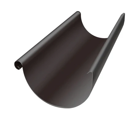 Желоб полукруглый d-125 мм 2 м Grand Line Optima Полиэстер двухсторонний 0,55 RR 32