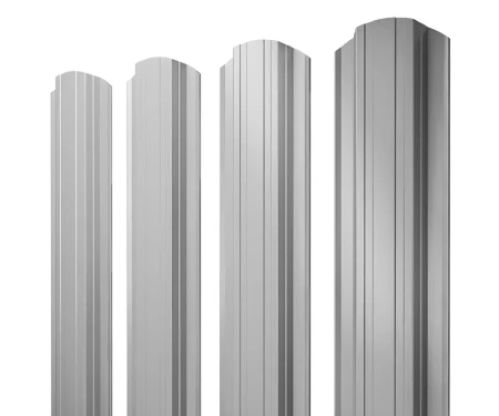 Прямоугольный Полиэстер 0,45 RAL 9006 фигурный