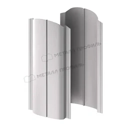 Штакетник Металл Профиль Круглый Ellipse Norman 0,5 фигурный