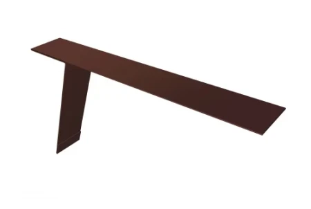 Планка карнизная фальц Grand Line 130x80 0,5 PurLite Matt цвет RAL 8017