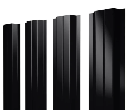 П-образный PurLite Matt 0,5 RAL 9005 прямой