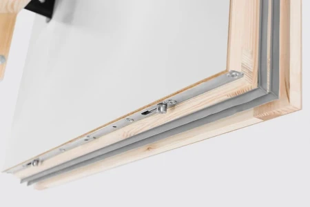 Чердачная люк-лестница Oman Складная комбинированная 4-х секционная Polar Plus   фото