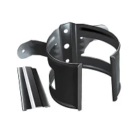 Кронштейн трубы ПВХ d-90 мм на дерево металлический ГрандЛайн графит RAL 7024