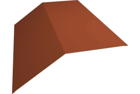 Планка конька плоского Grand Line 190x190 0,45 Drap цвет RAL 8004