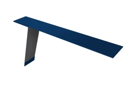 Планка карнизная фальц Grand Line 130x80 0,45 Полиэстер цвет RAL 5005