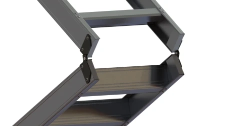 Чердачная люк-лестница Oman Алюминиевая складная 3-х секционная Alu Profi Lite   фото