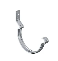 Крюк желоба d-125 мм усиленный короткий Аквасистем Премиум 4,0 Оцинкованный