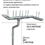 Комплект металлического водостока Grand Line GL ZN d-150x100 мм 6 м/3 м Оцинкованный   фото