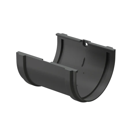 Соединитель желоба d-120 мм ПВХ Döcke Premium графит RAL 7024